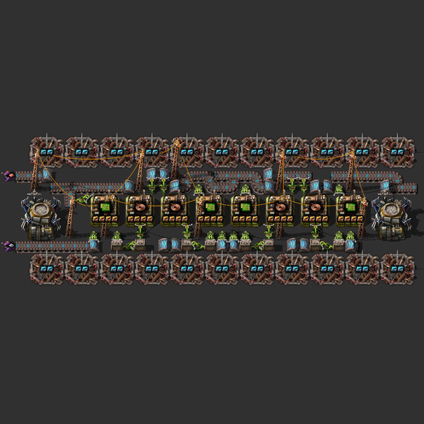 Beaconed Green Circuits Blueprint Image