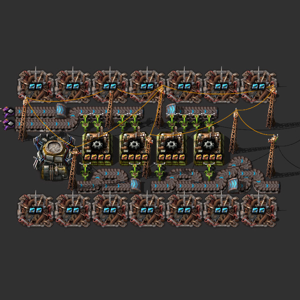 Beaconed Iron Gear Wheels Blueprint Image