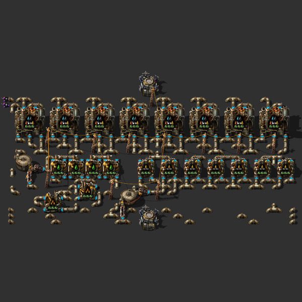 Advanced Oil Processing Blueprint Image