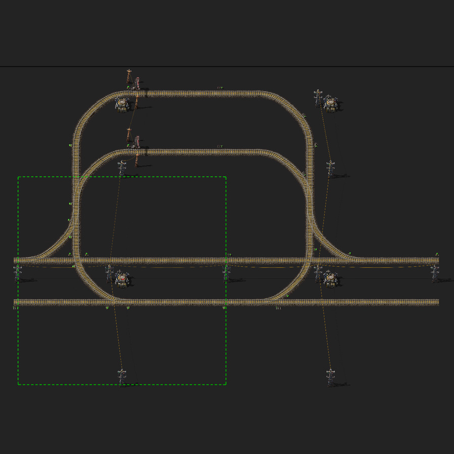 Train Stop Depot Blueprint Image
