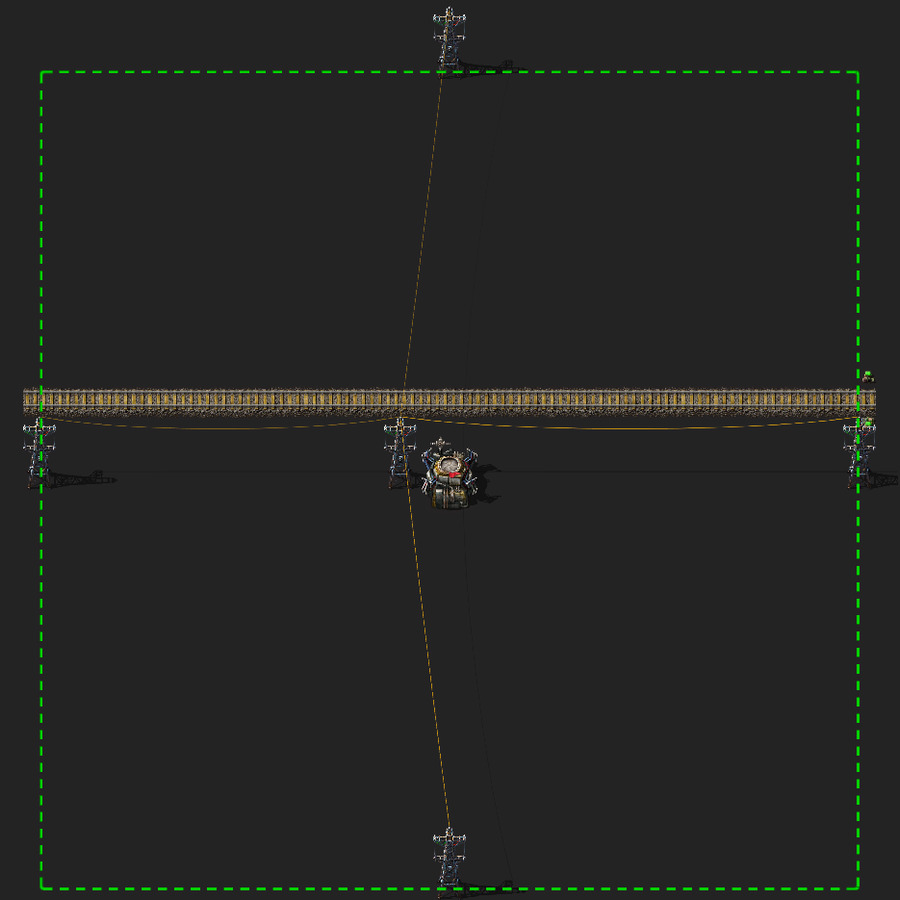 Two-way Rail Segment Blueprint Image