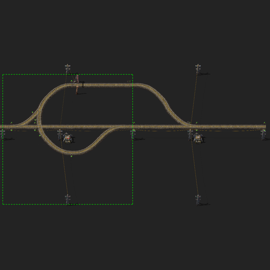 Train stop Blueprint Image
